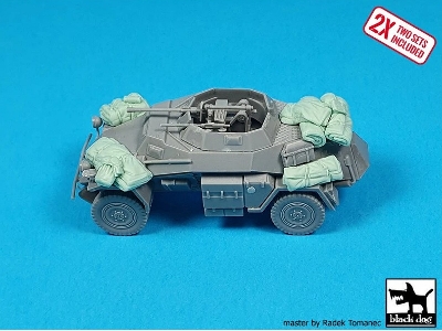 Sd.Kfz 222 Panzerrspahwagen - Accessories Set (For Dragon Kits) - zdjęcie 6