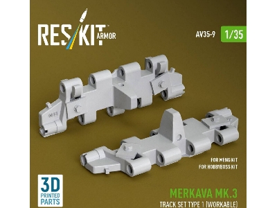 Merkava Mk.3 - 3d-printed Workable Track Set Type 1 (For Meng & Hobby Boss Kits) - zdjęcie 3