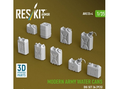 Modern Army Water Cans - Big Set (3d Printed) - zdjęcie 2