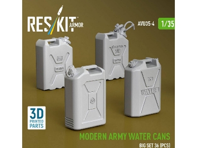 Modern Army Water Cans - Big Set (3d Printed) - zdjęcie 3