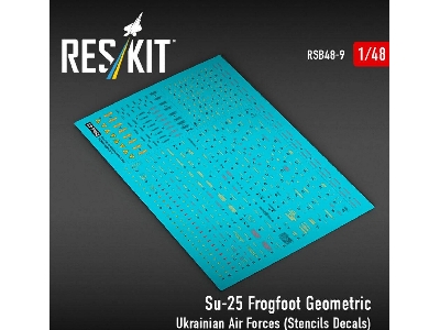 Su-25 Frogfoot - Geometric Ukrainian Air Forces (Stencils Decals) - zdjęcie 1