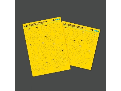 Mig-29 Ub / Fulcrum 9-13 - (White 90) Digital (Pixel) Ukrainian Air Forces For Trumpeter Kit (Main Decals With Stencils & Masks 