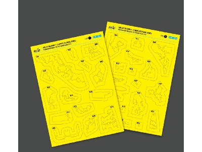 Mig-29 Fulcrum 9-13 - (White 57) Digital (Pixel) Ukrainian Air Forces For Gwh Kits (Main Decals With Stencils & Masks For Painti