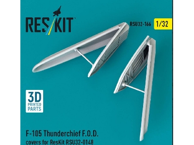 Republic F-105 Thunderchief - F.O.D. Covers (For Res/Kit U32-0148 Kit / 3d-printed) - zdjęcie 1