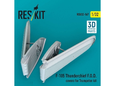 Republic F-105 Thunderchief - F.O.D. Covers (For Trumpeter Kits / 3d-printed) - zdjęcie 1