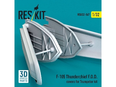 Republic F-105 Thunderchief - F.O.D. Covers (For Trumpeter Kits / 3d-printed) - zdjęcie 2