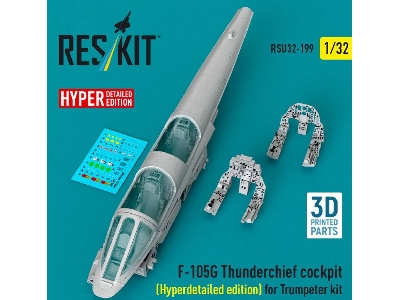 Republic F-105 G Thunderchief - Cockpit Hyperdetailed Edition (For Trumpeter Kits / 3d-printed) - zdjęcie 1