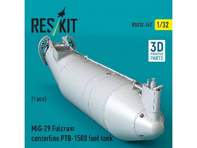 Mig-29 Fulcrum - Centerline Ptb-1500 Fuel Tank (1 Piece / 3d-printed) - zdjęcie 2