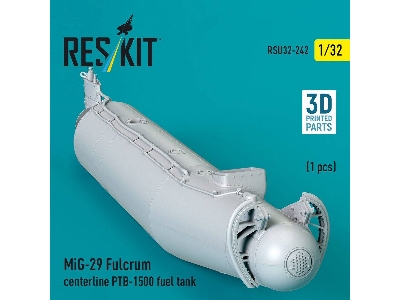 Mig-29 Fulcrum - Centerline Ptb-1500 Fuel Tank (1 Piece / 3d-printed) - zdjęcie 3