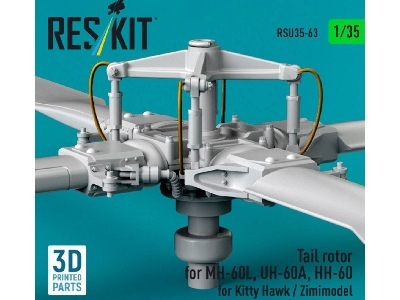 Sikorsky Mh-60l / Uh-60a And Hh-60g - Tail Rotor (For Kitty Hawk And Zimimodel / 3d-printed) - zdjęcie 3