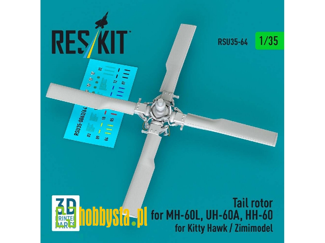 Sw60 Rotor Sikorsky Sh-60b / Sh-60f / Hh-60h / Mh-60r And Mh-60s - Tail Rotor (For ...