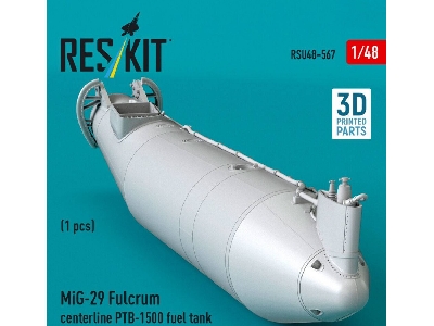Mig-29 Fulcrum - Centerline Ptb-1500 Fuel Tank (1 Piece / 3d-printed) - zdjęcie 2