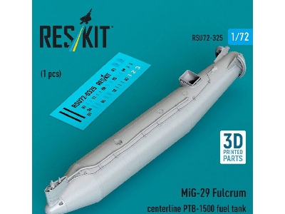 Mig-29 Fulcrum - Centerline Ptb-1500 Fuel Tank (1 Piece / 3d-printed) - zdjęcie 1