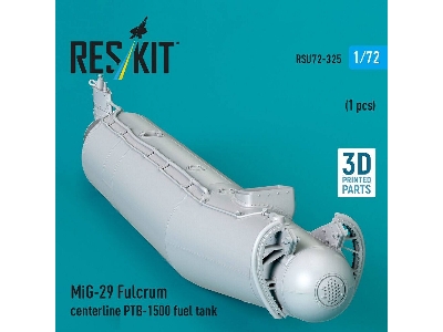 Mig-29 Fulcrum - Centerline Ptb-1500 Fuel Tank (1 Piece / 3d-printed) - zdjęcie 3
