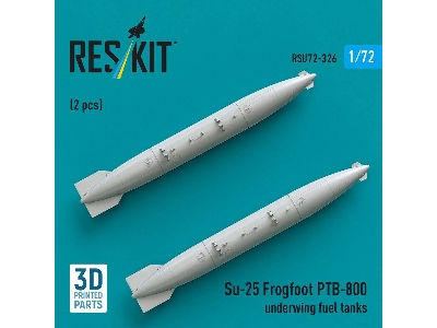 Sukhoi Su-25 Frogfoot - Ptb-800 Underwing Fuel Tanks (2 Pcs / 3d-printed) - zdjęcie 2