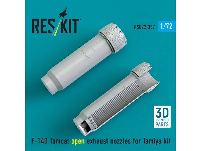 Grumman F-14 D Tomcat - Open Exhaust Nozzles (For Tamiya Kits / 3d-printed) - zdjęcie 2