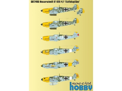 Messerschmitt Bf-109 E-4 / E-7 - Staffelkapitane - zdjęcie 3