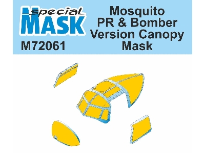 Mosquito Pr & Bomber Version Canopy Mask - zdjęcie 1