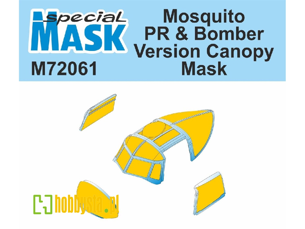 Mosquito Pr & Bomber Version Canopy Mask - zdjęcie 1
