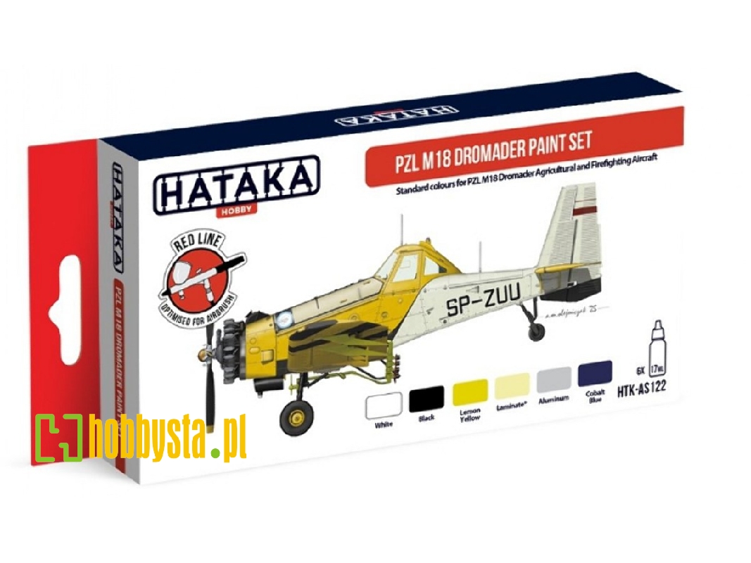 Htk-as122 Pzl M18 Dromader Paint Set - zdjęcie 1