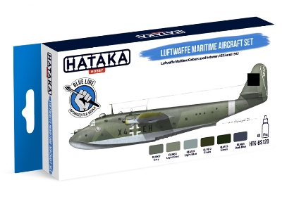 Htk-bs120 Luftwaffe Maritime Aircraft (1933-1945) Paint Set - zdjęcie 1