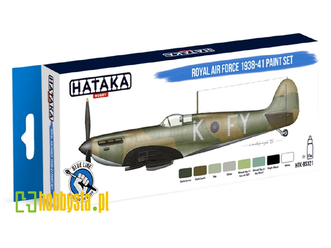 Htk-bs121 Royal Air Force (1938-1941) Paint Set - zdjęcie 1