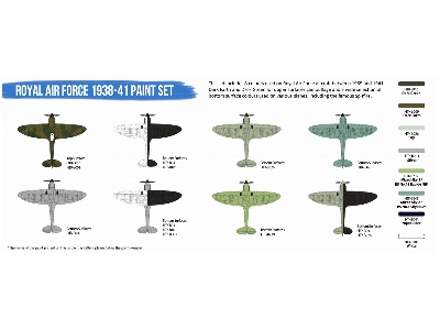 Htk-bs121 Royal Air Force (1938-1941) Paint Set - zdjęcie 3