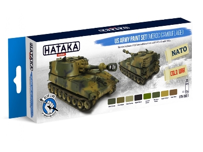 Htk-bs51 Us Army Paint Set (Merdc Camouflage) - zdjęcie 1