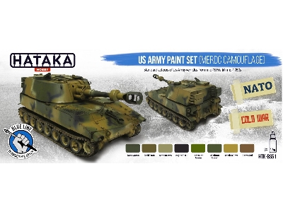 Htk-bs51 Us Army Paint Set (Merdc Camouflage) - zdjęcie 2