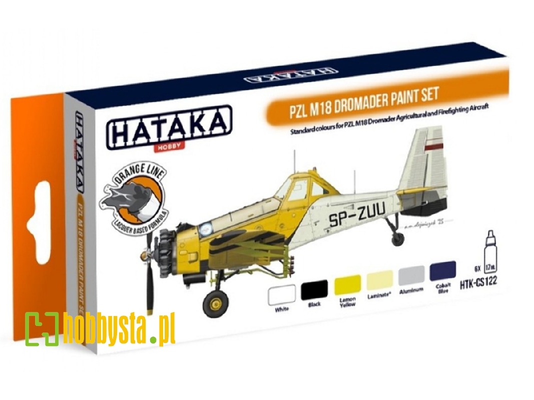 Htk-cs122 Pzl M18 Dromader Paint Set - zdjęcie 1
