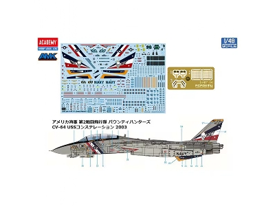 Grumman F-14 D Tomcat - Us Navy Vf-2 Bounty Hunters - zdjęcie 2
