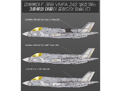 Lockheed Martin F-35 B Lightning Ii - Vmfa-242 "bats" Fighter Aircraft - zdjęcie 12
