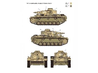 Pz.Kpfw.Iii Ausf.N - Afrika Korps Medium Tank - zdjęcie 4
