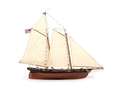 America 1851 Yacht Model Kit - America's Cup - zdjęcie 1