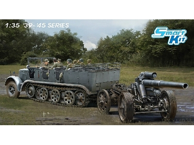 Sd.Kfz.7 8t Halftrack  z haubicą s.FH.18 15cm - zdjęcie 1