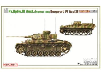 Pz.Kpfw.III Ausf.J Control Tank & Borgward IV Ausf.B - zdjęcie 1