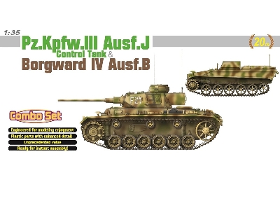 Pz.Kpfw.III Ausf.J Control Tank & Borgward IV Ausf.B - zdjęcie 5