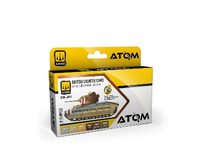 Atom-20768 Brytyjski KamuflaĹĽ Caunter - Zestaw - zdjÄ™cie 1