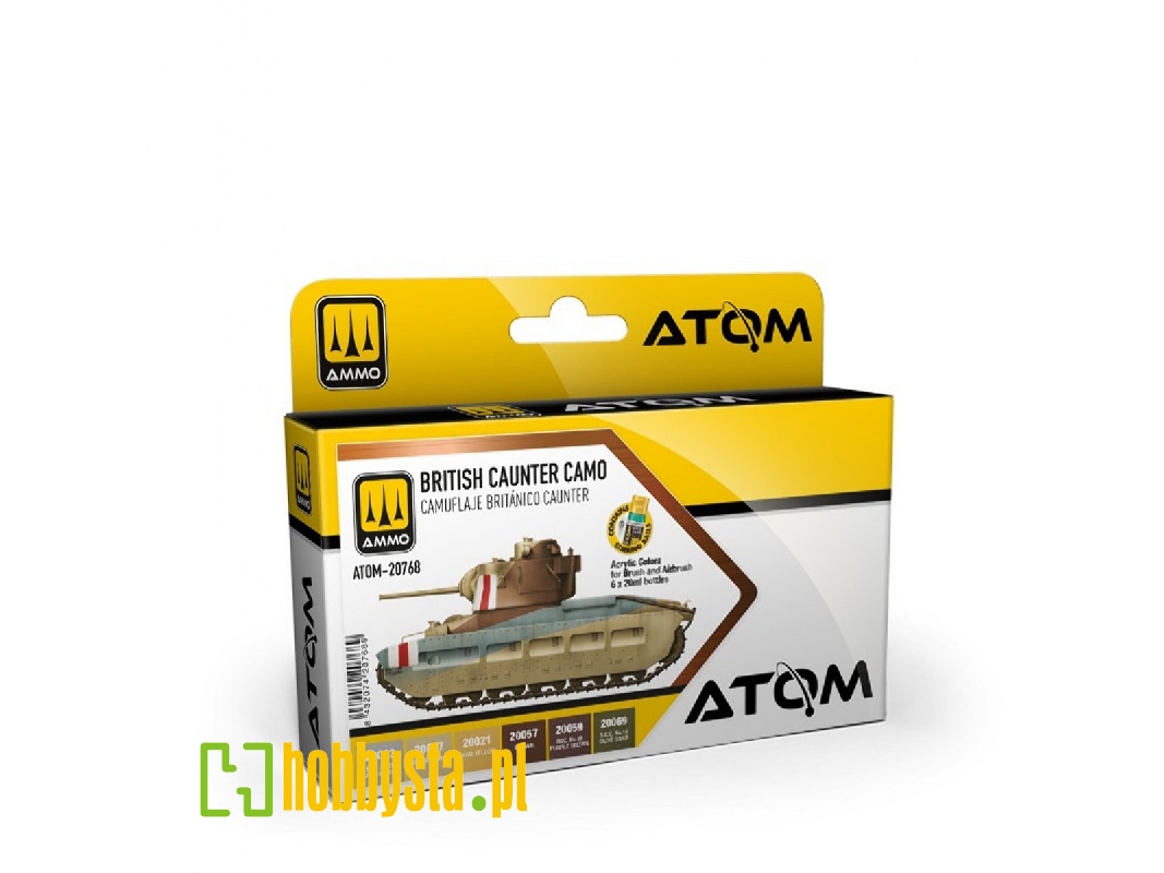 Atom-20768 Brytyjski KamuflaĹĽ Caunter - Zestaw - zdjÄ™cie 1