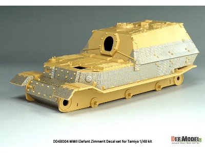 Zestaw Kalkomanii Z PowĹ‚okÄ… Zimmerit Do Niemieckiego Elefanta Z Ii Wojny Ĺ›wiatowej (Do ZestawĂłw Tamiya) - zdjÄ™cie 12