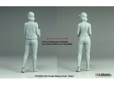 Współczesna Kobieta-kierowca Dostawczaka (1 Postać) - zdjęcie 5