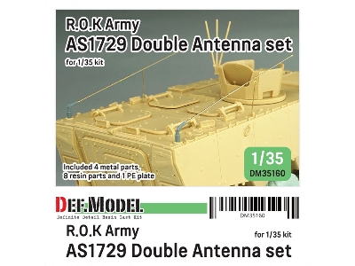 Rok Army As1729 Antenna Double Set (For Academy Kits) - zdjęcie 1