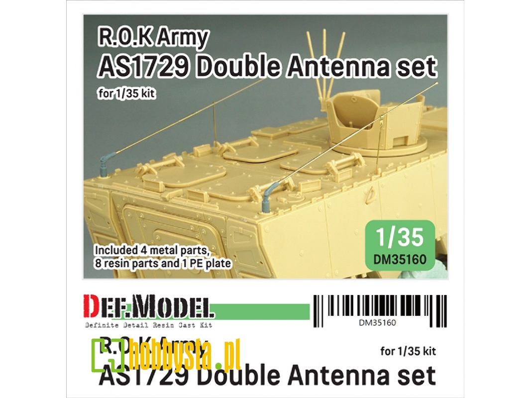 Rok Army As1729 Antenna Double Set (For Academy Kits) - zdjęcie 1