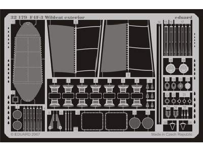  F4F-3 exterior 1/32 - Trumpeter - blaszki - zdjęcie 1