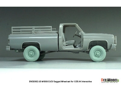 Us M1008 Cucv - Sagged Wheel Set (For Ak Interactive Kits) - zdjęcie 12