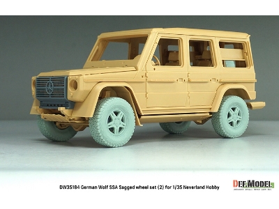 German Wolf Ssa - Sagged Wheel Set No.2 (For Neverland Hobby Kits) - zdjęcie 8