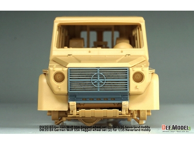 German Wolf Ssa - Sagged Wheel Set No.2 (For Neverland Hobby Kits) - zdjęcie 18