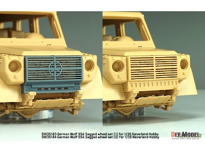 German Wolf Ssa - Sagged Wheel Set No.2 (For Neverland Hobby Kits) - zdjęcie 19