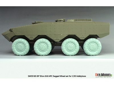 Idf Eitan 8x8 Apc - Sagged Wheel Set / Michelin Xml (For Hobby Boss Kits) - zdjęcie 4