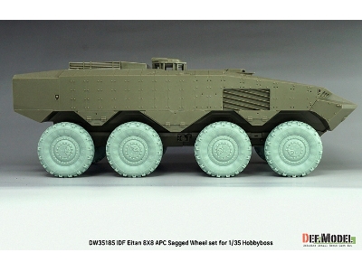 Idf Eitan 8x8 Apc - Sagged Wheel Set / Michelin Xml (For Hobby Boss Kits) - zdjęcie 13
